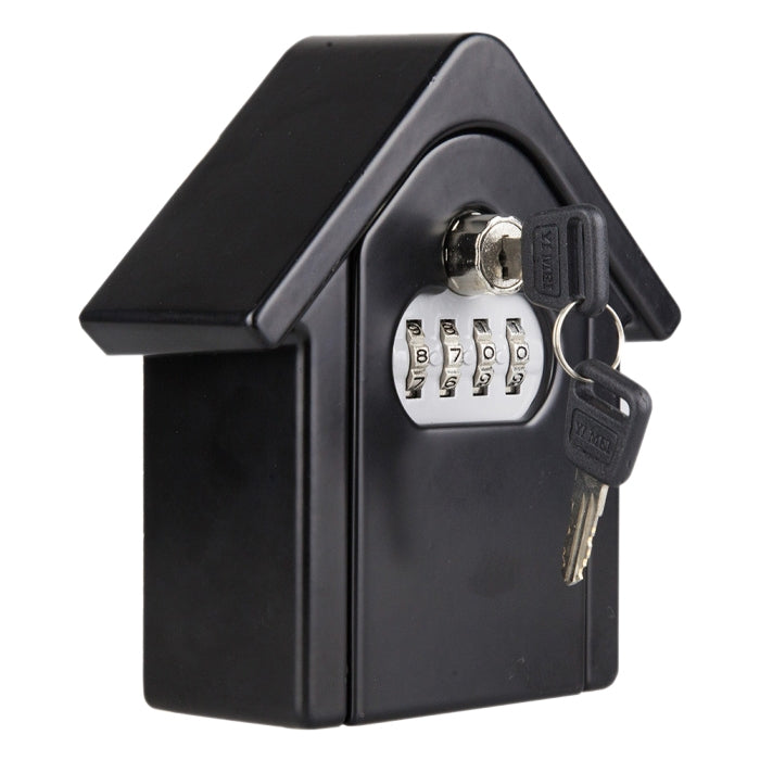 Hut Shape Password Lock Storage Box Security Box Wall Cabinet Safety Box, with 1 Key Hut Shape Password Lock Storage Box Security Box Wall Cabinet Safety Box, with 1 Key